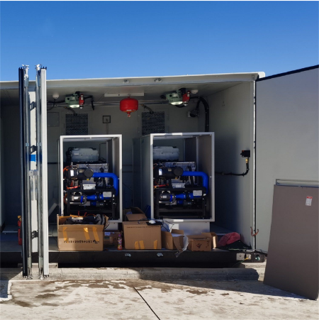 Générateur d'hydrogène en conteneur de 500 m3/h 1 MW Électrolizer à eau pour centrale électrique à pile à combustible