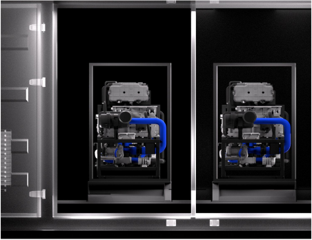 Générateur d'hydrogène en conteneur de 500 m3/h 1 MW Électrolizer à eau pour centrale électrique à pile à combustible