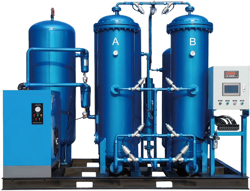 EPV-15MZ+ Plus Twin Tower PSA Générateur d'azote à 99,999% de pureté ultra-haute et débit de 15Nm3/h avec commande PLC