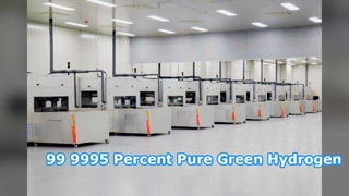 Usine d'hydrogène vert pureté 99,9995 %