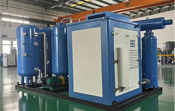 Qualité Générateur d'oxygène VSA haute altitude 15Nm3/h pureté 93% compact monté sur skid faible consommation médical usine